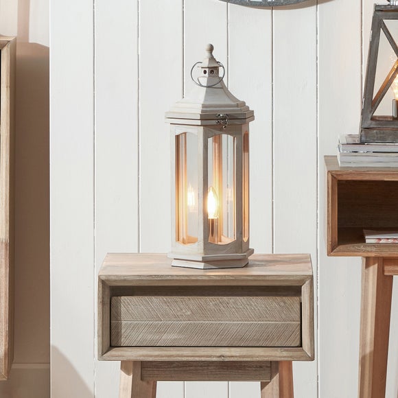 dunelm lantern lamp