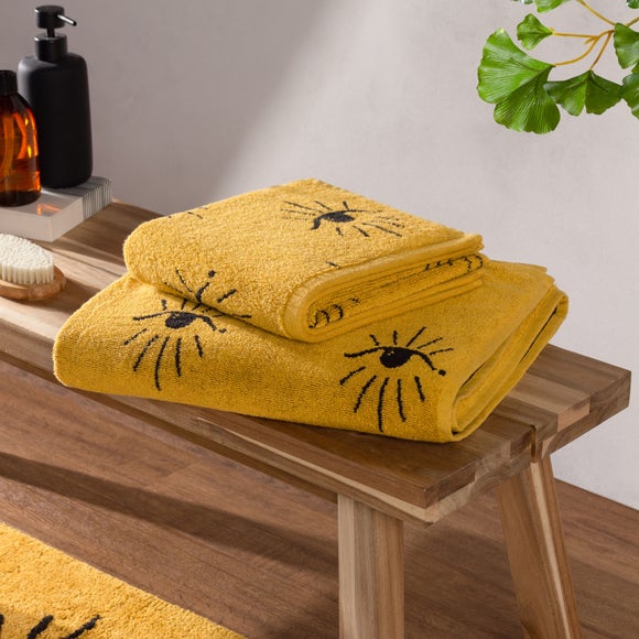 Yellow towels dunelm sale