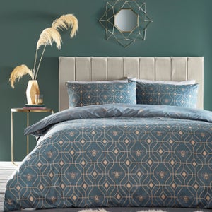Furn. Bee Deco Duvet Cover And Pillowcase Set