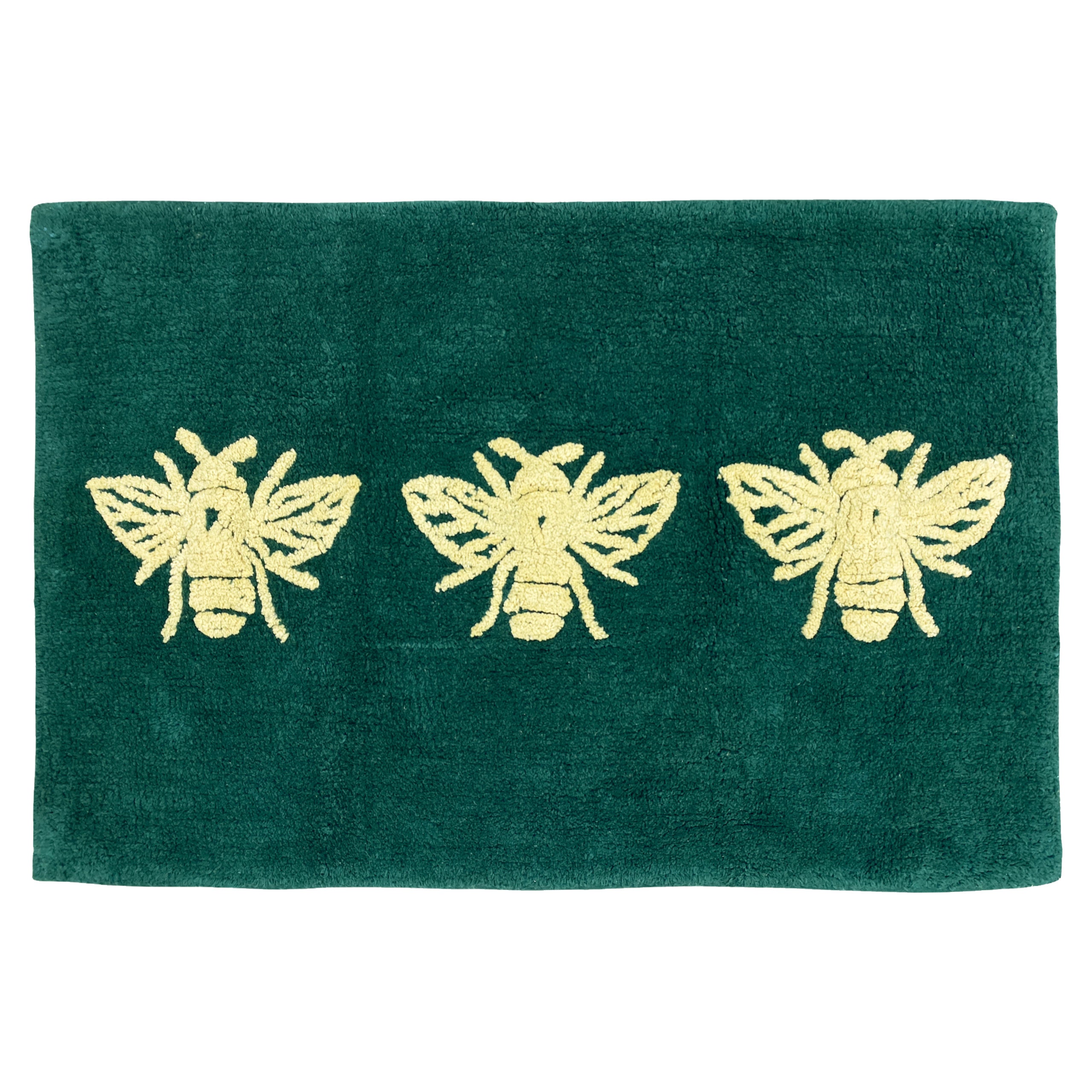 Furn Deco Bee Bath Mat Greengold