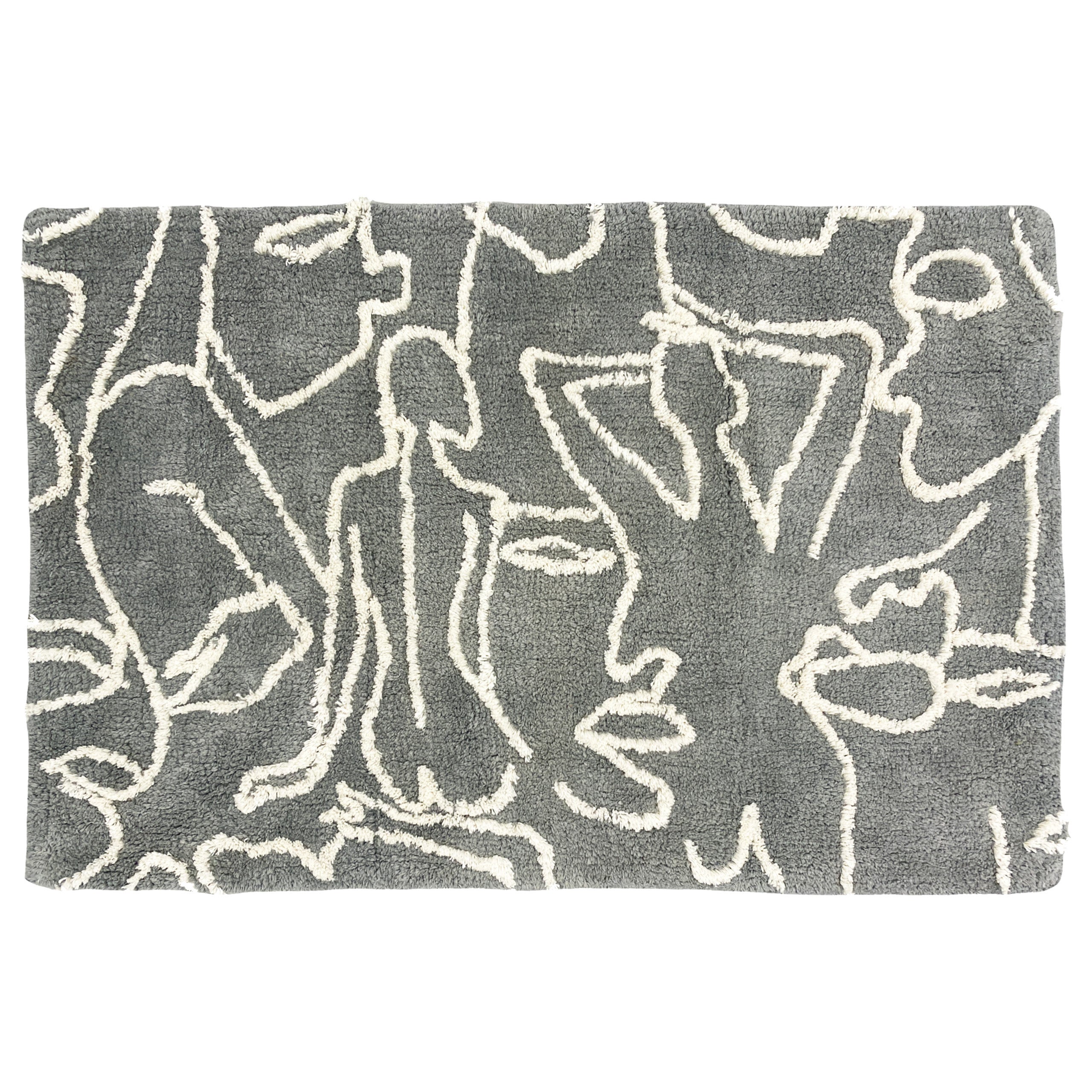 Furn Kindred Bath Mat Greywhite