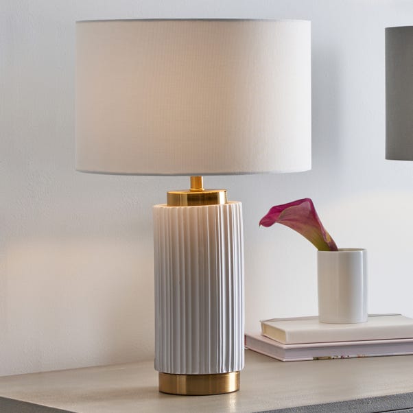 Ionic Table Lamp White