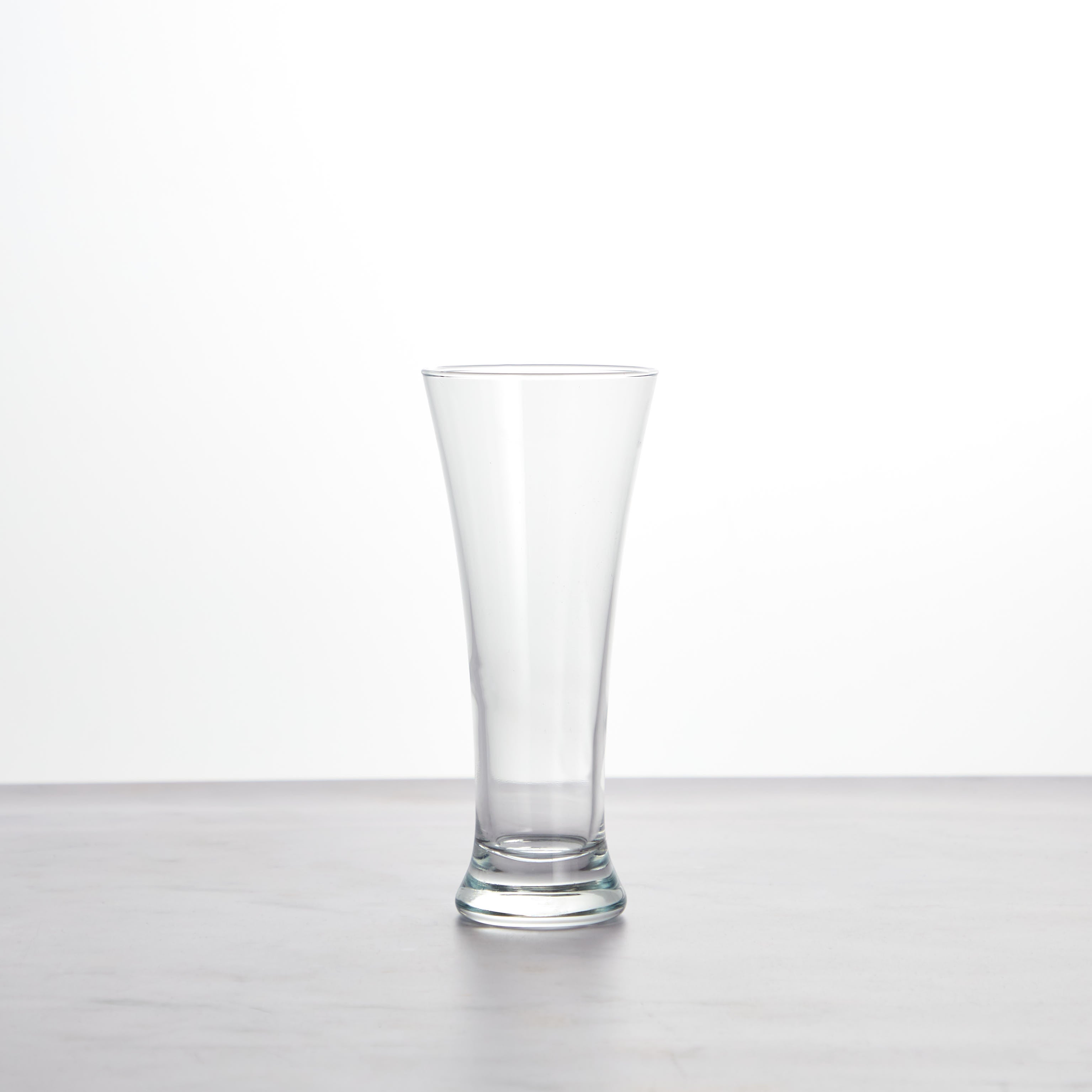 Fluted Beer Glass Clear