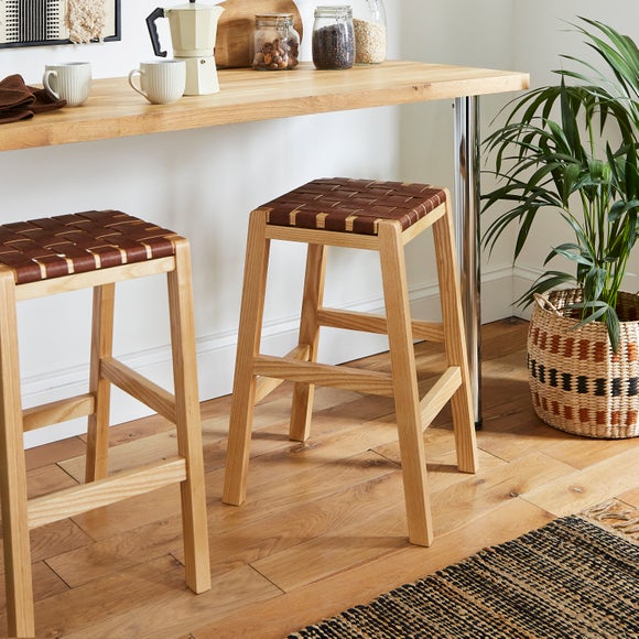 Amari Breakfast Bar Stool Natural Dunelm