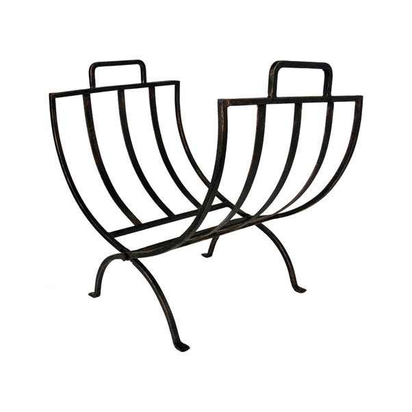 Linear Log Basket Black
