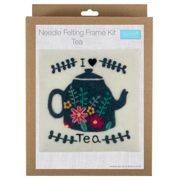 Needle Felting Kit with Frame Tea image 1 of 3