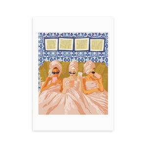 East End Prints Ladies Only Club Print