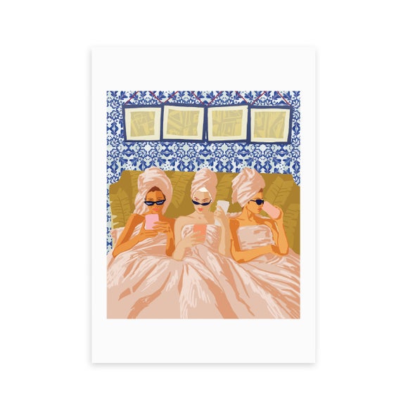 East End Prints Ladies Only Club Print