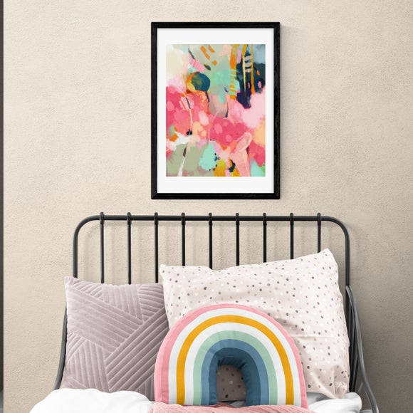 East End Prints Lune Tombee Sur Terre Print
