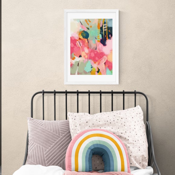 East End Prints Lune Tombee Sur Terre Print