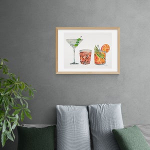 East End Prints Classic Cocktails Print