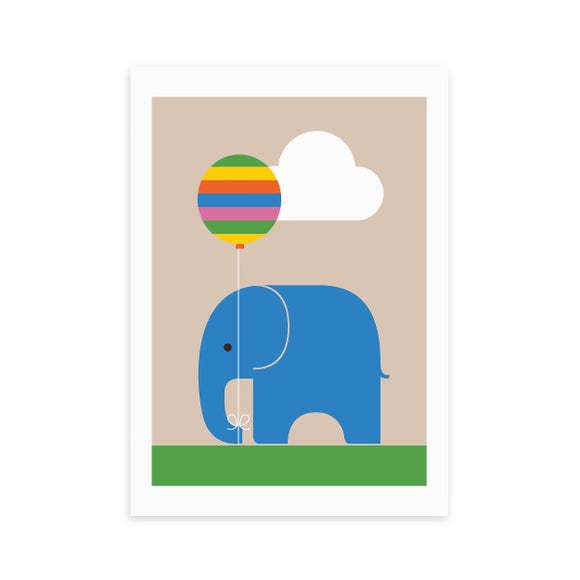 East End Prints Elephant Print
