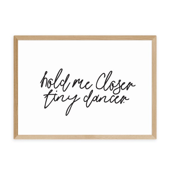 East End Prints Hold Me Closer Print