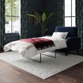 Beatrice Matte Velvet Snuggle Single Sofa Bed