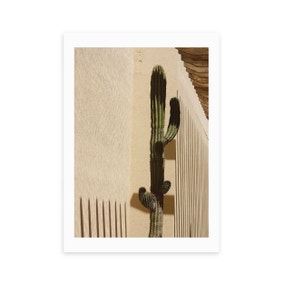 East End Prints Lonely Cactus Print