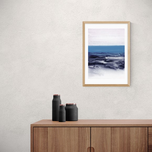 East End Prints Watercolor Landscape Blue Print