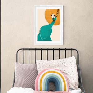 East End Prints Pandas Little Helper Print