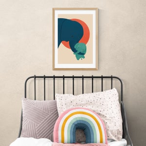 East End Prints Baby Elephant Print