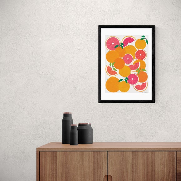 East End Prints Grapefruit Harvest Print