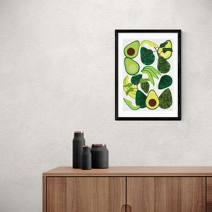 East End Prints Avocado By Leanne Simpson Print