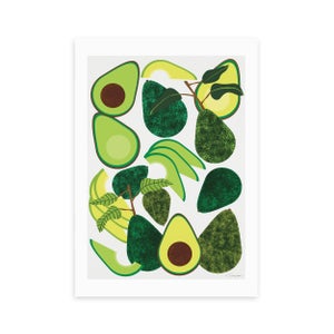 East End Prints Avocado By Leanne Simpson Print