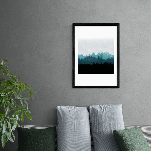 East End Prints Woods Pastel Print