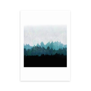 East End Prints Woods Pastel Print