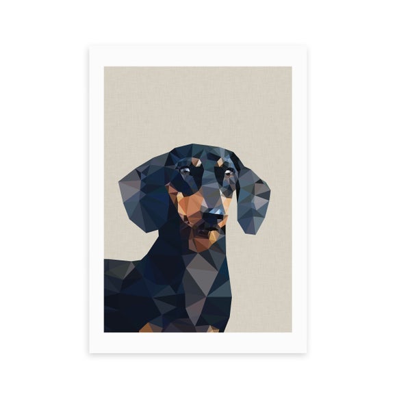East End Prints Daschund Print