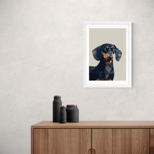 East End Prints Daschund Print