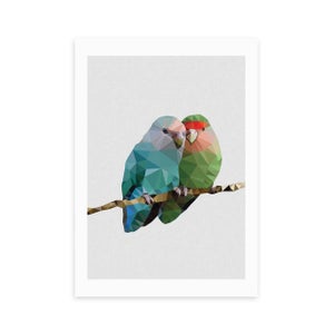 East End Prints Two Love Birds Print
