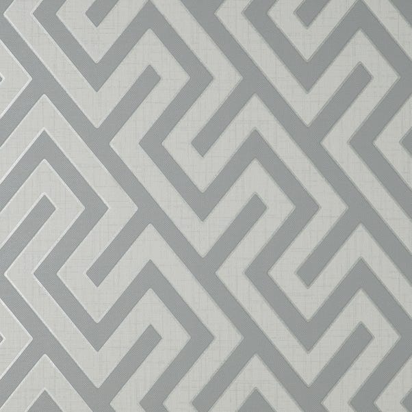 Larson Geometric Grey Silver Wallpaper image 1 of 1