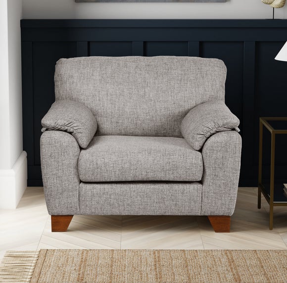 Dunelm grey 2024 armchair