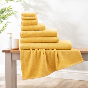 Super Soft Pure Cotton Towel Ochre