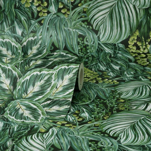 Botanical Living Wall Green Wallpaper image 1 of 2