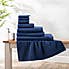 Super Soft Pure Cotton Towel Navy  undefined