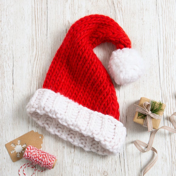 woolly christmas hat