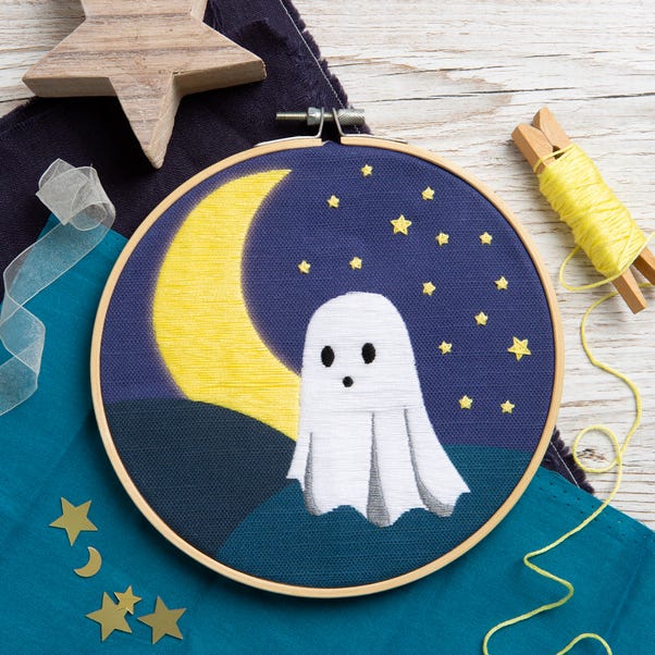 Wool Couture Ghost Halloween Embroidery Kit  image 1 of 5