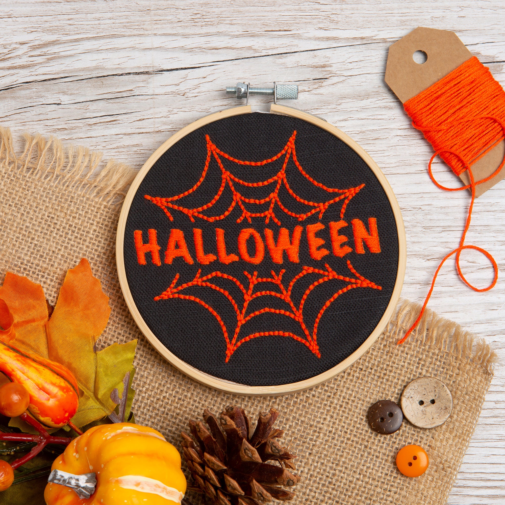 Wool Couture Halloween Embroidery Kit