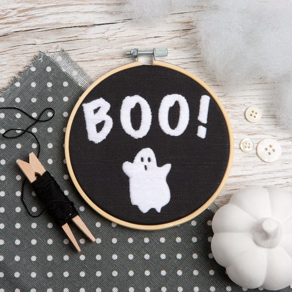 Wool Couture Boo Halloween Embroidery Kit image 1 of 5