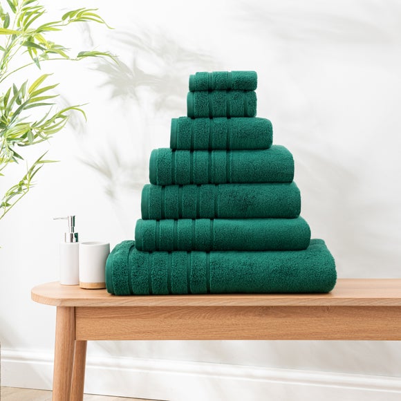 Dark green towel set hot sale