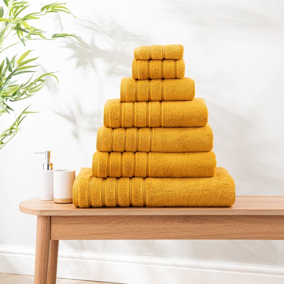 Ultimate Towel Ochre Dunelm