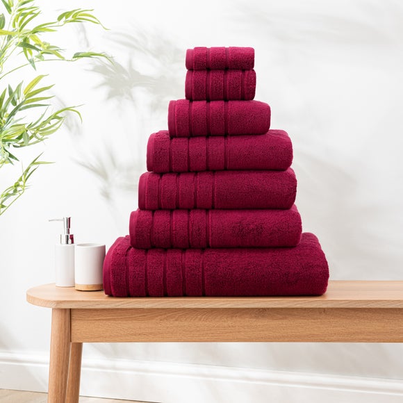 Dunelm striped online towels