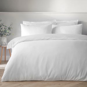 Super Soft Microfibre Plain Duvet Cover And Pillowcase Set