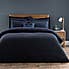 Alston Waffle Navy Duvet Cover and Pillowcase Set  undefined