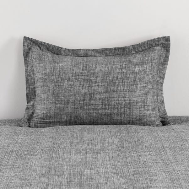Grayson Charcoal Oxford Pillowcase image 1 of 3