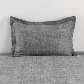 Grayson Charcoal Oxford Pillowcase