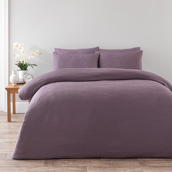 Alford Textured Thistle Duvet Cover and Pillowcase Set image 1 of 5