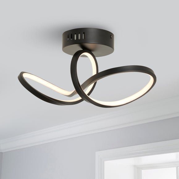 dunelm led flush ceiling lights