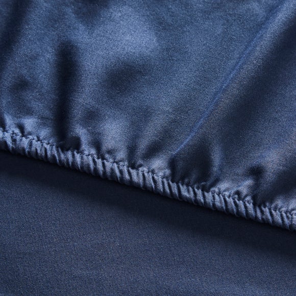 Super Soft Plain White 28cm Fitted Sheet Dunelm