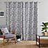 Abstract Monochrome Reversible Eyelet Curtains  undefined